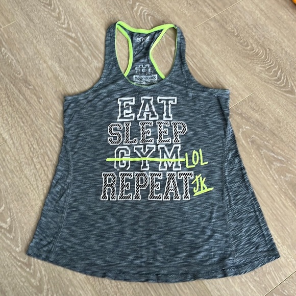 #EVCR “Eat Sleep Gym Repeat JK” Tank Top - Large - Picture 3 of 6